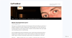 Desktop Screenshot of carfreebrad.com